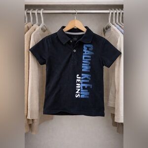 Calvin Klein Jeans Logo Polo Shirt – Navy – Like New / Never Worn